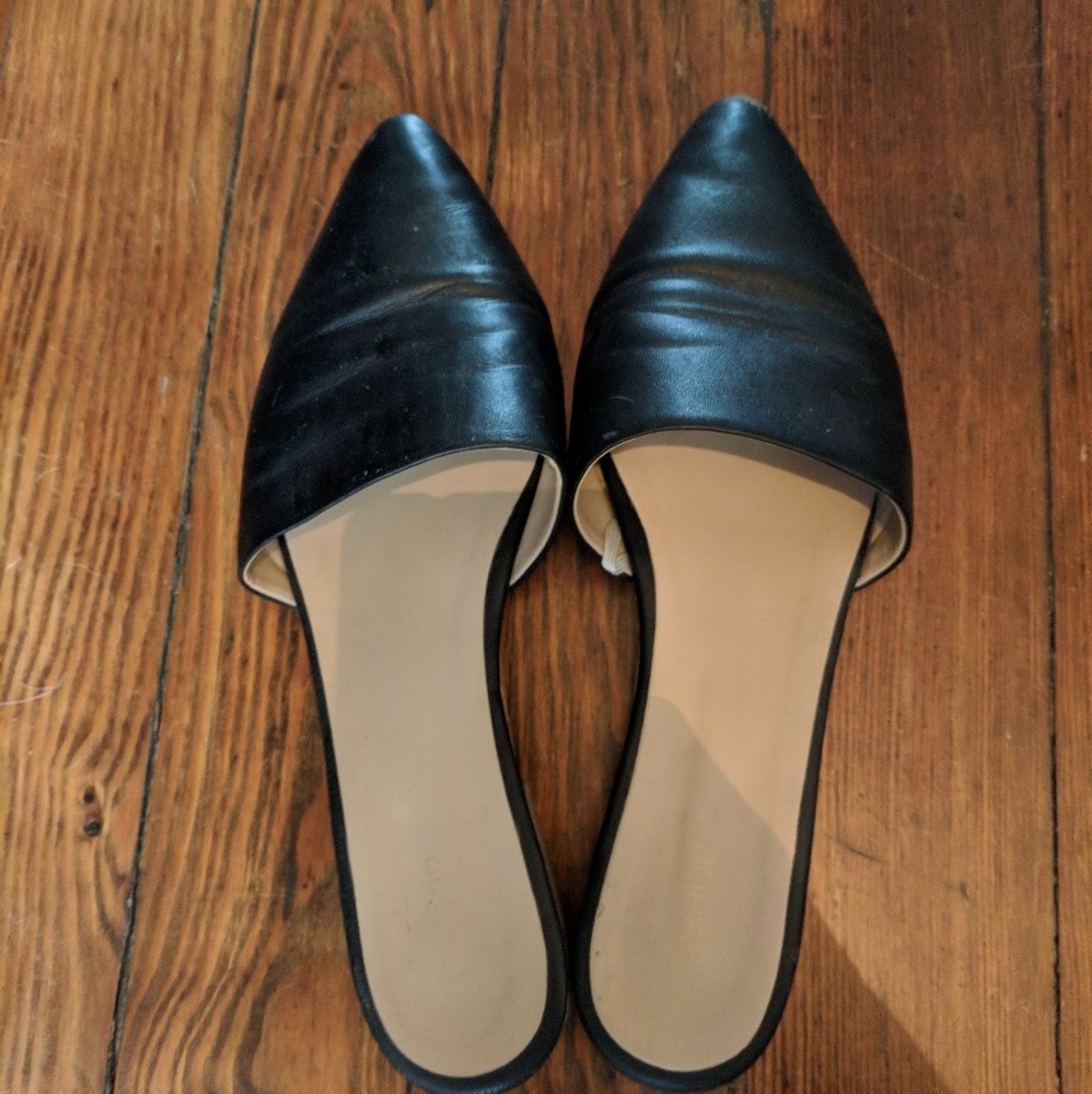 Topshop Black Mules